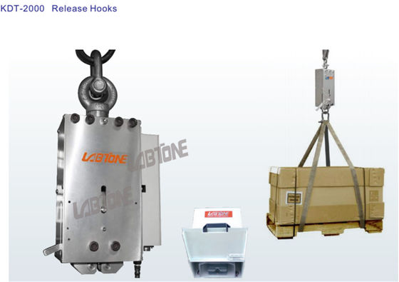 เครื่องทดสอบการหล่นราคาถูก Hooks การปล่อยสําหรับการทดสอบการหล่นของพัสดุที่หนักและไม่ปกติ ด้วยการรับรอง CE