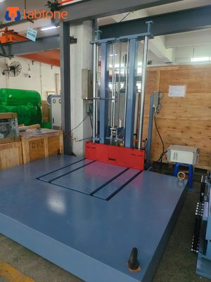 เครื่องทดสอบการตกในห้องปฏิบัติการที่ได้มาตรฐาน ISTA และ ASTM D 5276 สำหรับพัสดุขนาดใหญ่และหนัก พร้อมการปรับความสูงด้วยบอลสกรูที่แม่นยำ